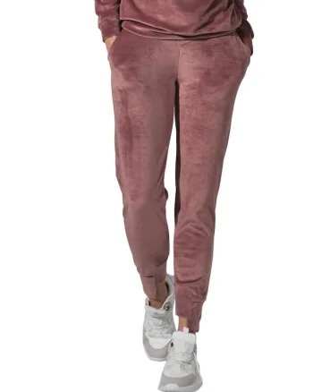 Pantaloni dama,  model M746, roz, eleganti si confortabili, poliester/elastan