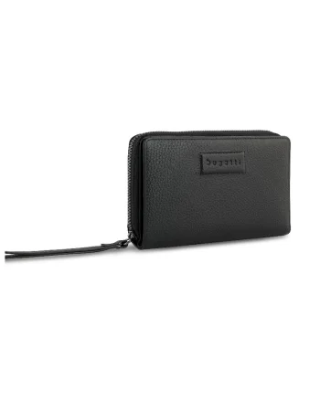 Portofel femei,  piele naturala, 494625, Negru