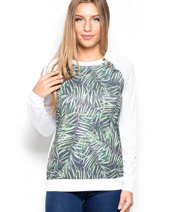 Bluza dama,  alb, moale