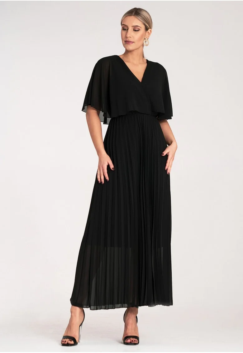 Rochie  neagra, eleganta, poliester,