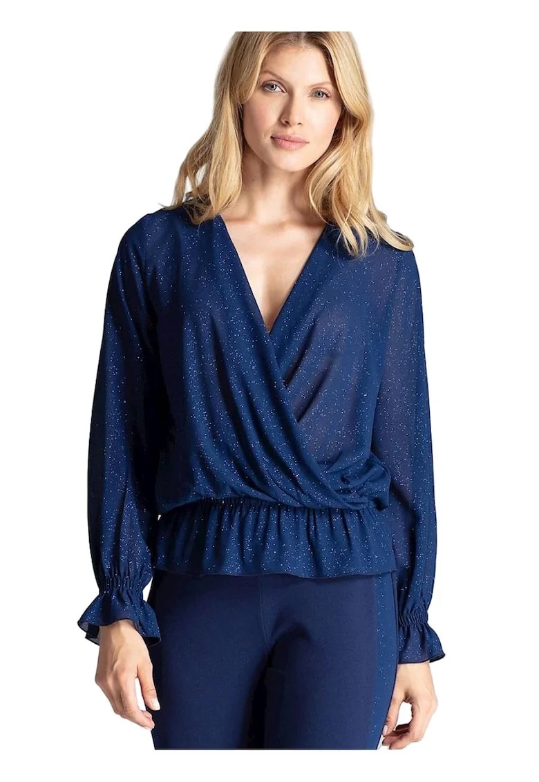 Bluza dama 59021,  Poliester, Bleumarin