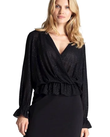 Bluza dama 5902194375,  Poliester/Elastan, Negru