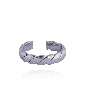 Inel placat cu argint cu un design original