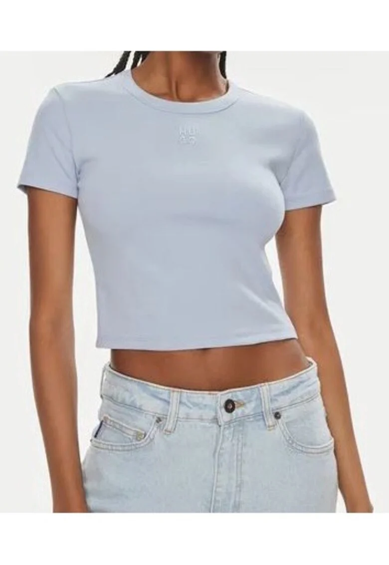 Tricou crop uni Delanor