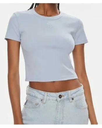 Tricou crop uni Delanor