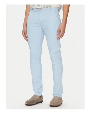 Pantaloni barbati  20703472, Bumbac, Albastru deschis, Albastru