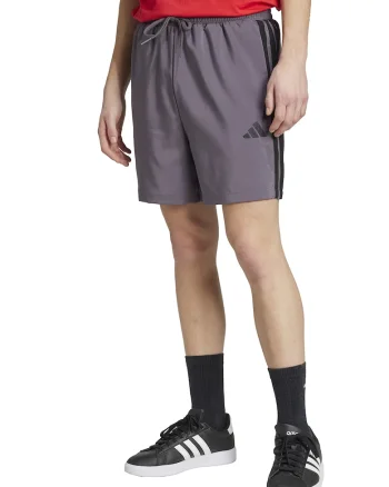 Pantaloni scurti cu benzi laterale cu logo Chelsea, Negru/Violet prafuit
