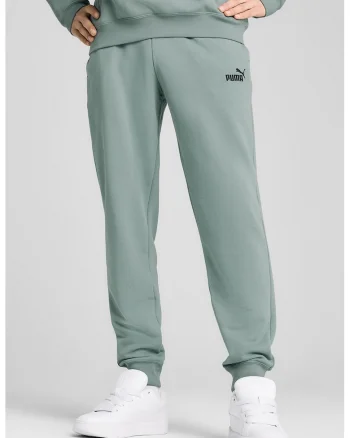 Pantaloni de trening relaxed fit din amestec de bumbac, Verde deschis