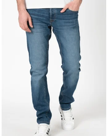 Blugi slim fit Glenn, Albastru inchis