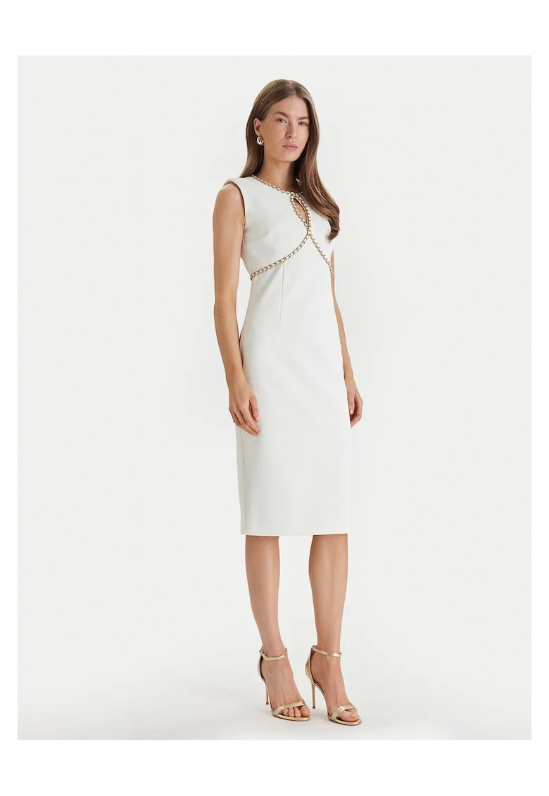 Rochie poliester, Alb