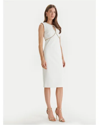 Rochie poliester, Alb