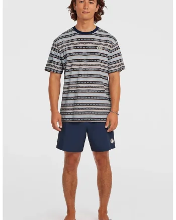 Pantaloni scurti de baie cu talie ajustabile, Albastru indigo
