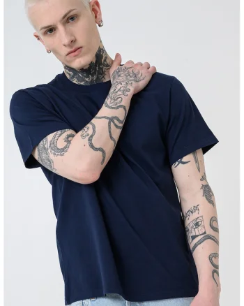 Tricou din bumbac Essential, Bleumarin