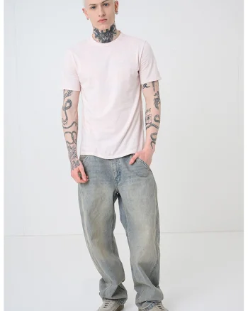 Tricou de bumbac Original Garment Dye, Roz pal