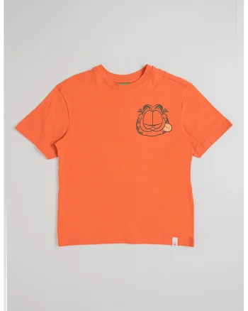 Tricou din bumbac cu imprimeu, Rosu capsuna