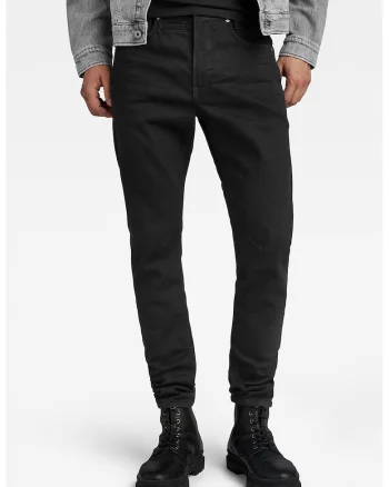Blugi slim fit cu buzunare D-staq 3D, Negru