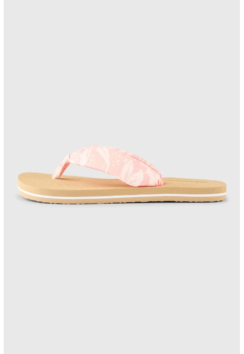 Papuci flip-flop cu detaliu nod, Roz deschis