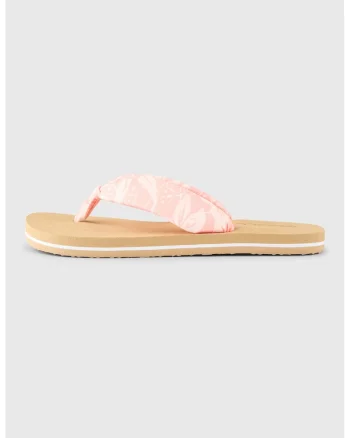 Papuci flip-flop cu detaliu nod, Roz deschis