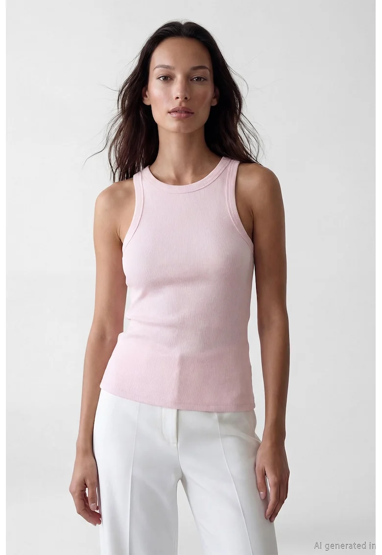 Top extra slim fit, Roz pal