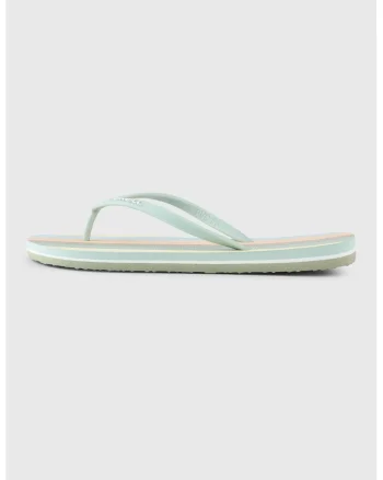 Papuci flip-flop cu logo, Verde deschis