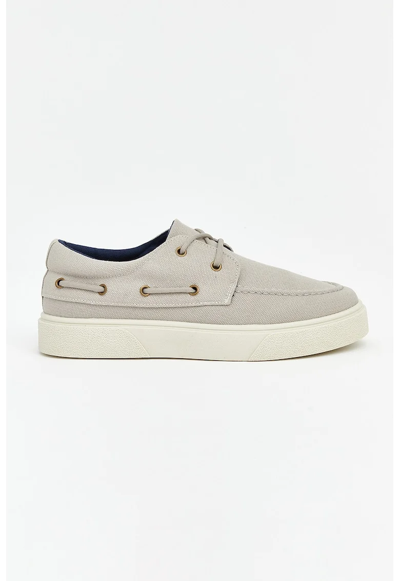Pantofi boat uni de panza, Grej
