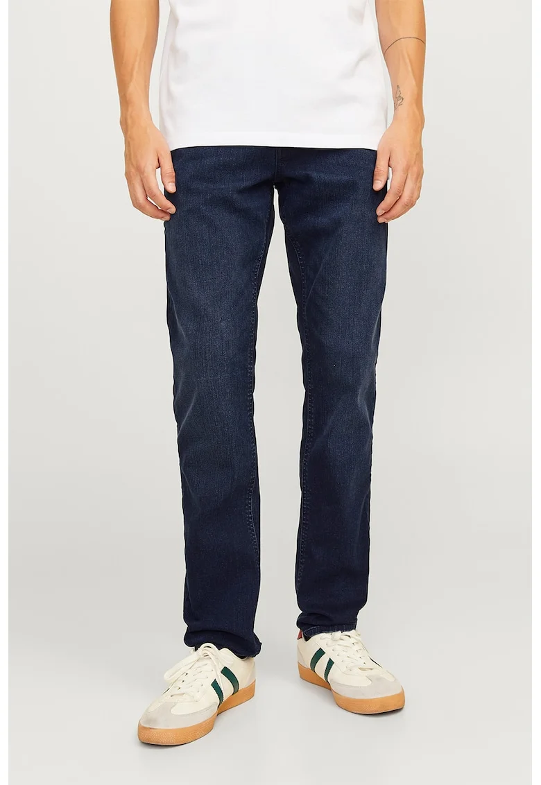 Blugi slim fit, Bleumarin
