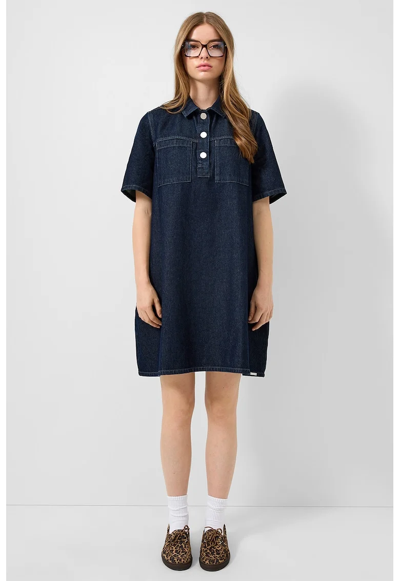 Rochie dreapta din denim