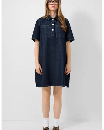 Rochie dreapta din denim