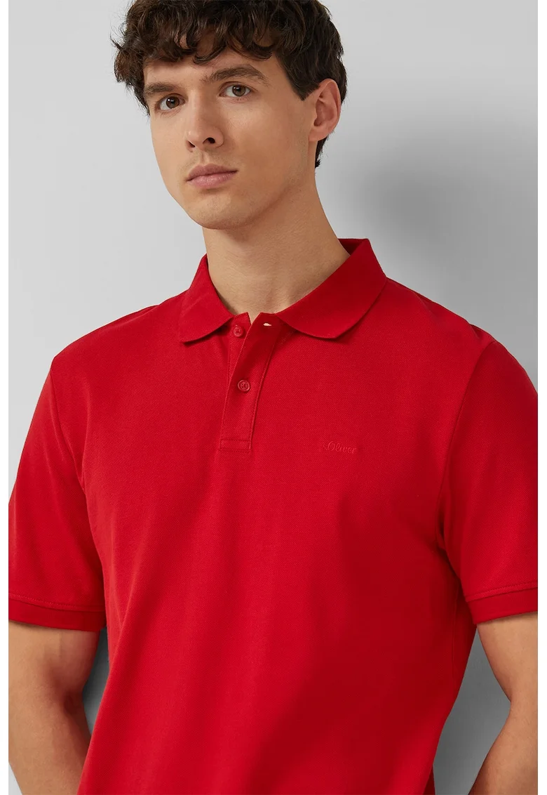Tricou polo de bumbac pique