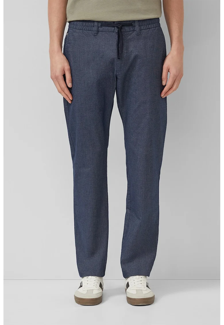 Pantaloni drepti cu talie ajustabila