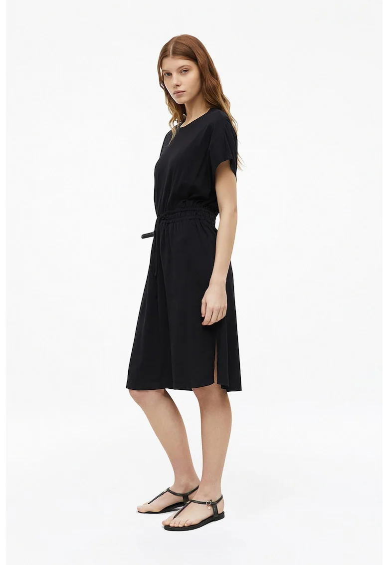 Rochie din amestec de modal cu talie ajustabila