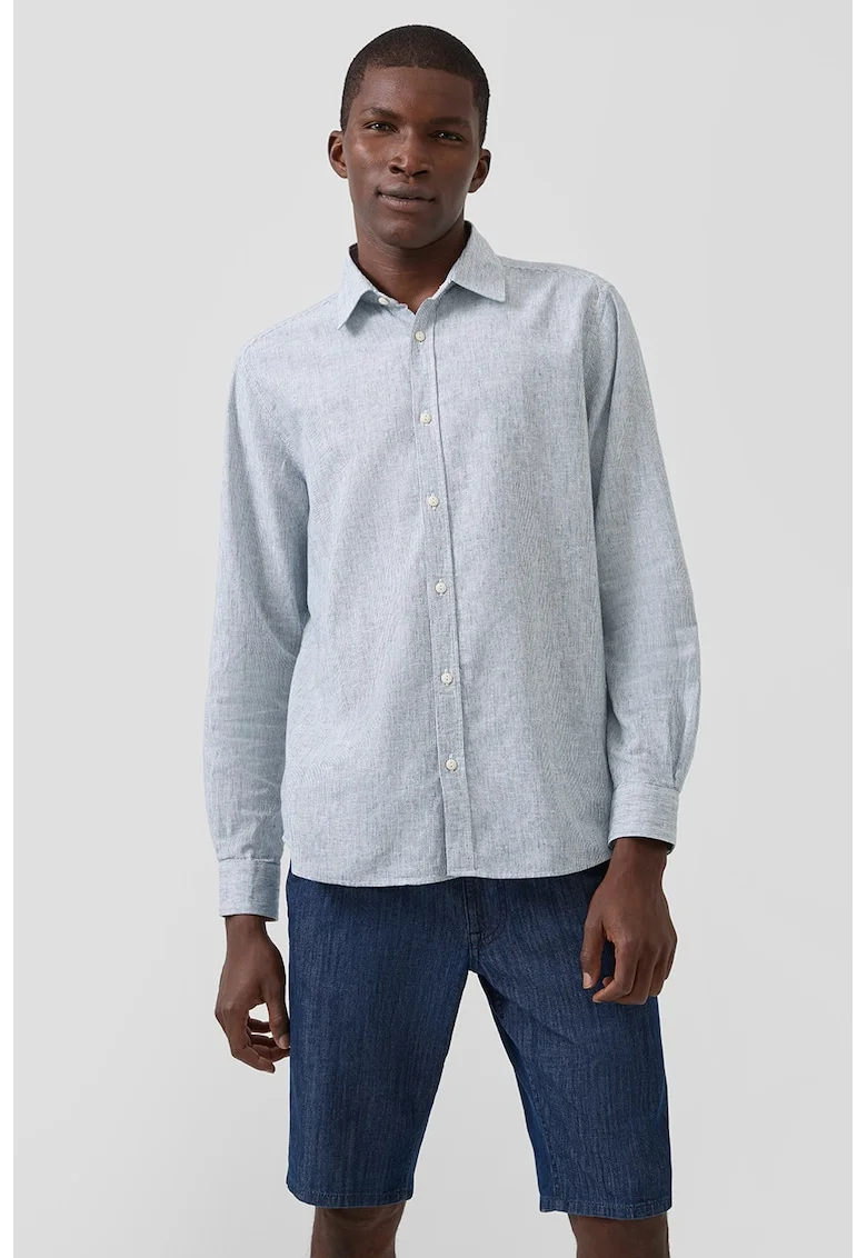Camasa regular fit din bumbac si in