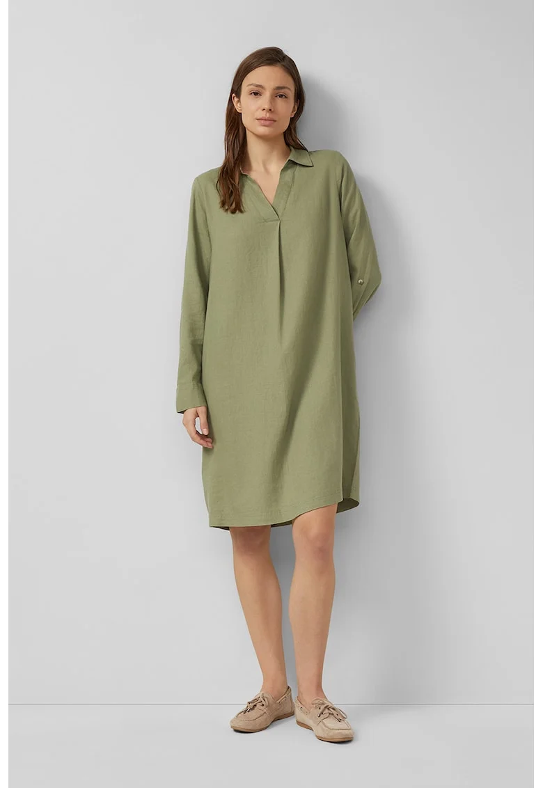 Rochie-camasa lejera cu guler clasic
