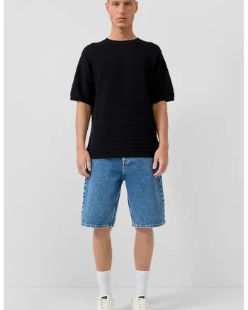 Blugi scurti regular fit