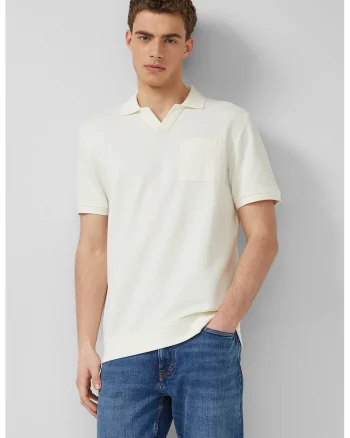 Tricou polo cu buzunar pe piept