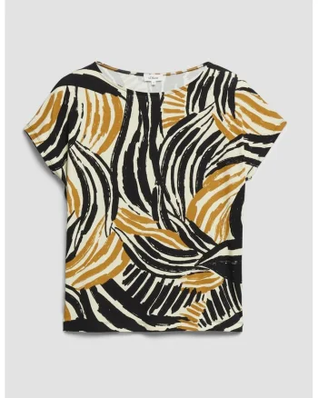 Tricou cu decolteu rotund si imprimeu