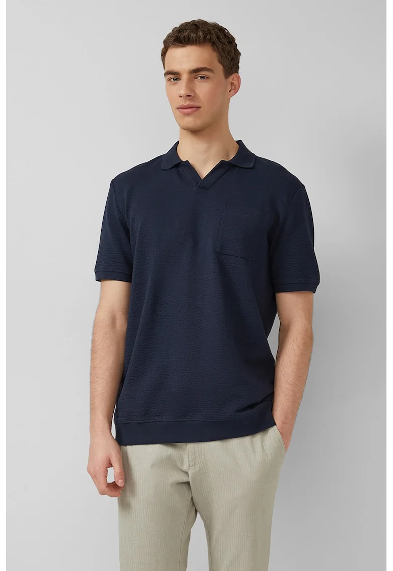 Tricou polo cu buzunar pe piept