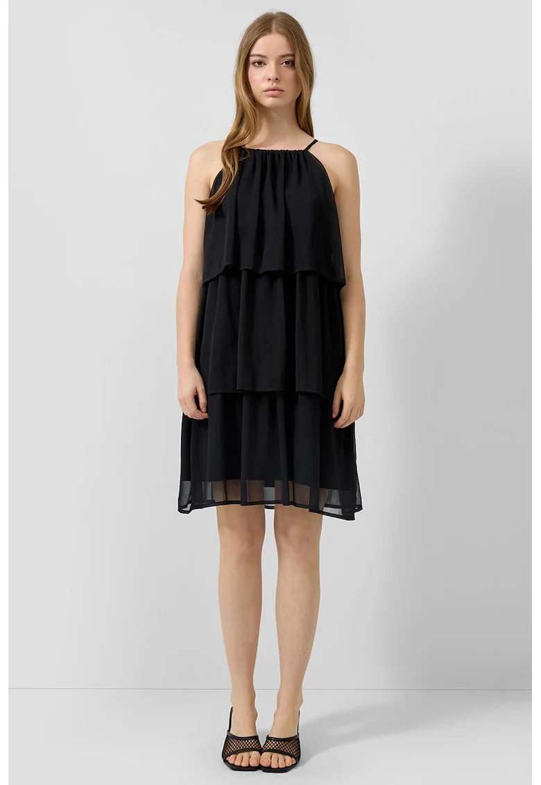 Rochie mini cu croiala stratificata