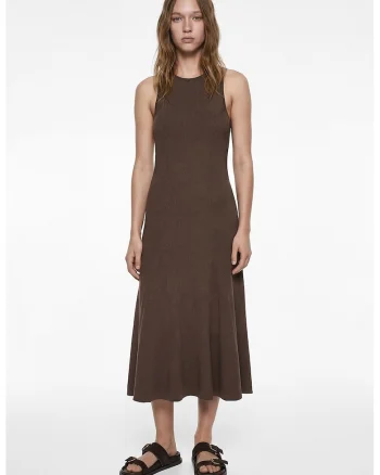 Rochie midi fara maneci, Maro