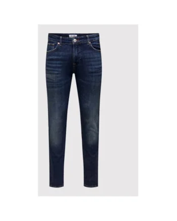 Blugi Barbati,  300479438, Bumbac, Elastan, Albastru, Albastru