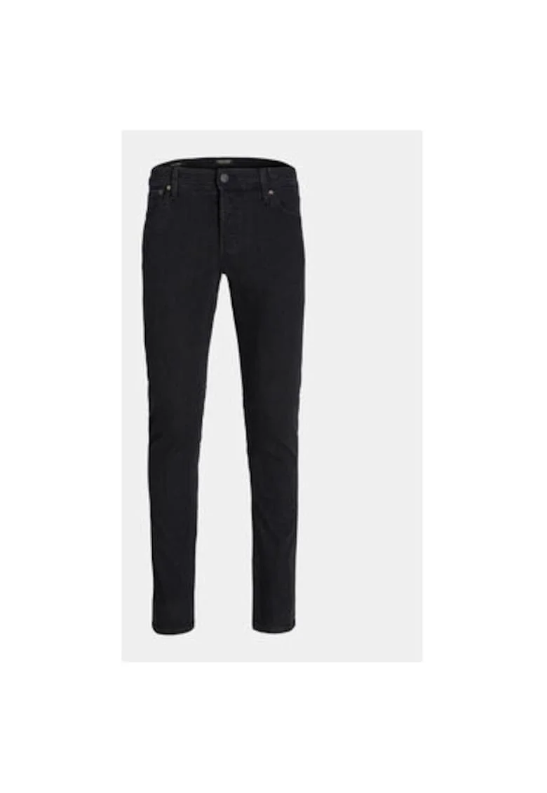 Blugi barbati,  302664030, Bumbac/Poliester, Negru, Negru