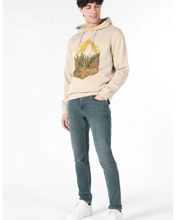 Blugi slim fit ^_^, Albastru petrol