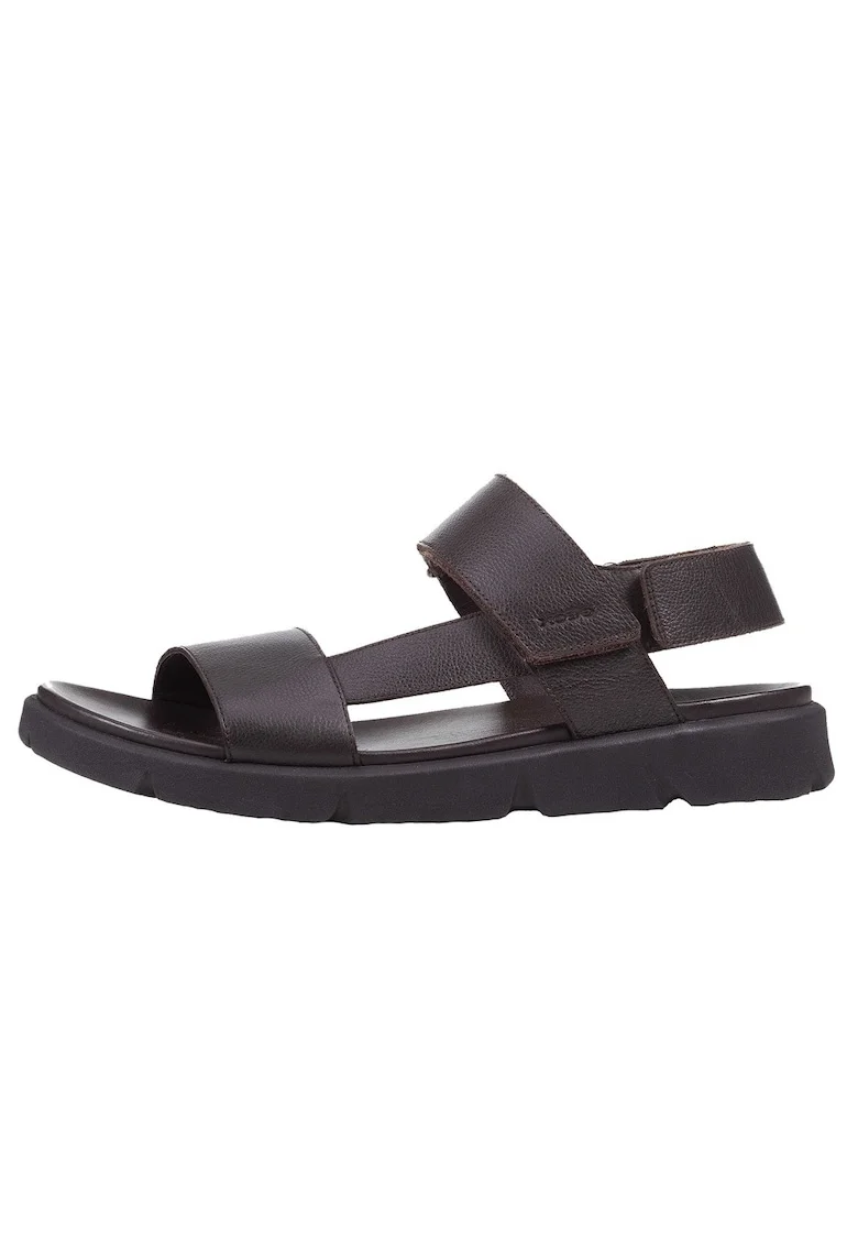 Sandale barbati, din piele naturala,  U15BGB-0003C-C6003-06, maro, Maro