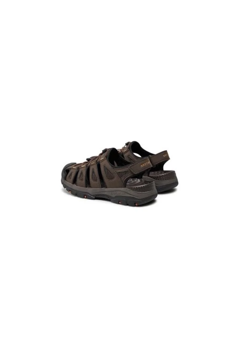 Sandale barbati  303650322, Piele ecologica, 45.5 EU, Maro