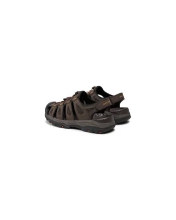 Sandale barbati  303650322, Piele ecologica, 45.5 EU, Maro