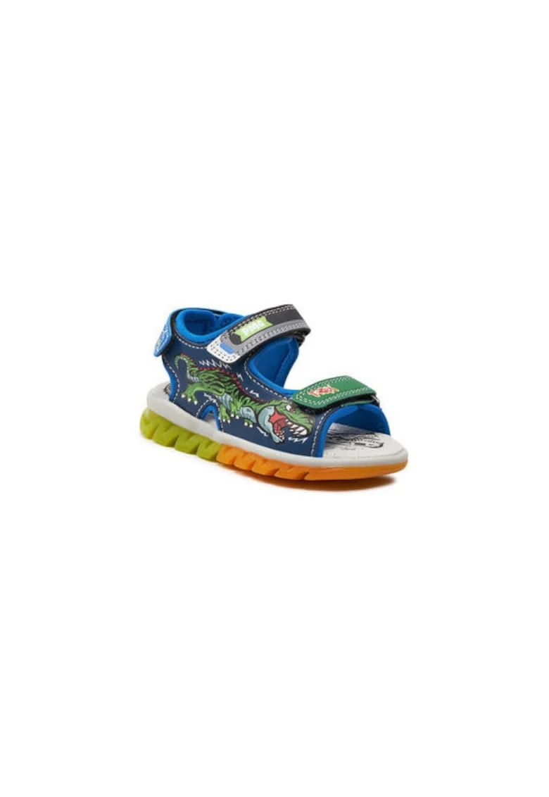 Sandale barbati  304028441, Piele ecologica, 35 EU, Albastru