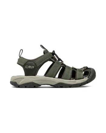 Sandale barbati,  300212, Piele ecologica, Verde