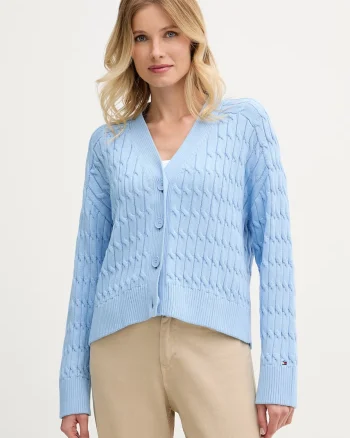 Tommy Hilfiger cardigan pentru femei, din bumbac