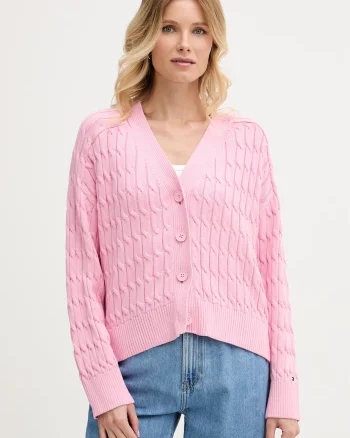 Tommy Hilfiger cardigan pentru femei, din bumbac