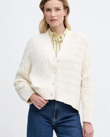 Tommy Hilfiger cardigan pentru femei, din bumbac